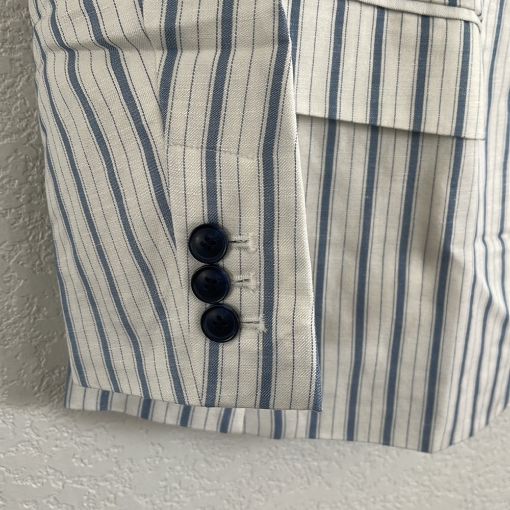 LOFT Striped Modern Blazer | 12 - Picture 10 of 11
